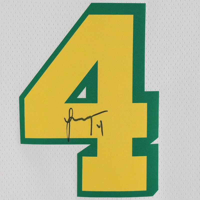 Jalen Green Houston Rockets Autographed White Nike 2022-23 Classic Edition Swingman Jersey