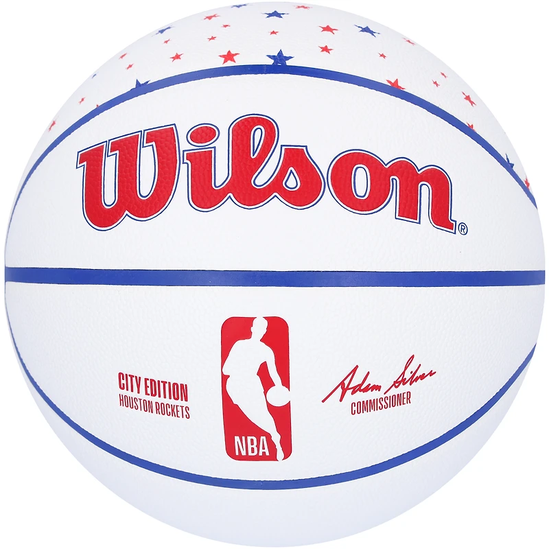 Jalen Green Houston Rockets Autographed Wilson 2023-24 City Edition Collector's Basketball
