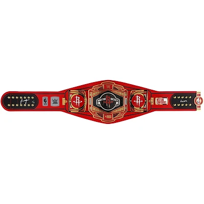 Jalen Green Houston Rockets Autographed WWE Legacy Title Belt with "Unicorn" Inscription - Limited Edition #5/5