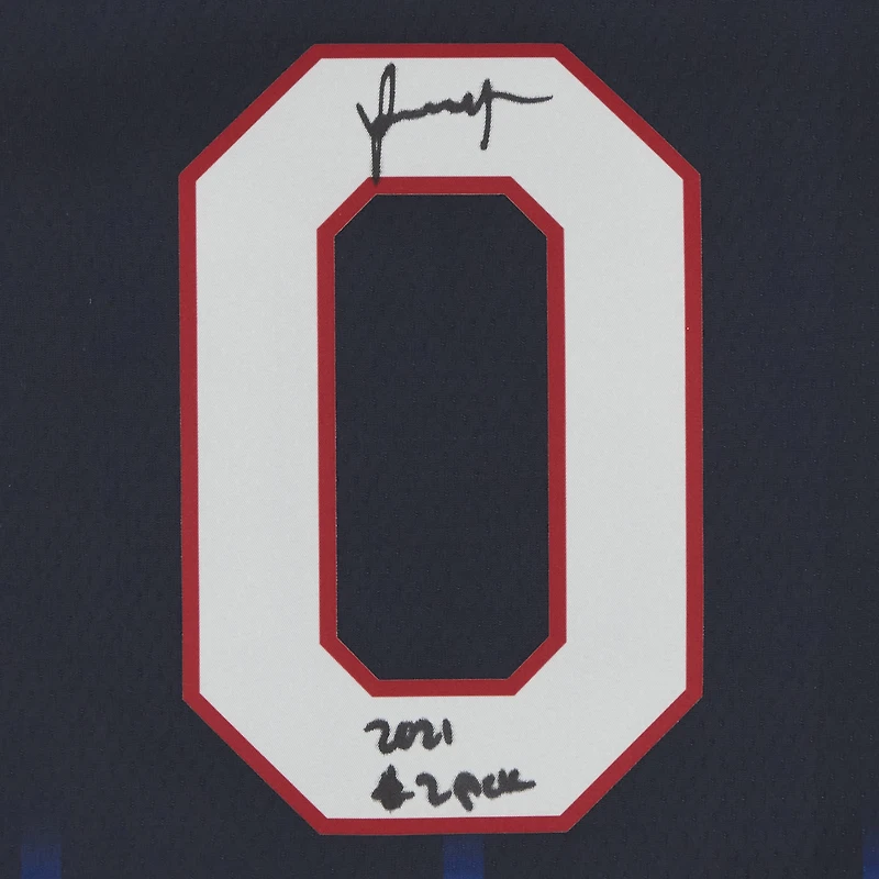 Jalen Green Navy Houston Rockets Autographed Nike 2021-22 Mixtape Swingman Jersey with "2021 #2 Pick" Inscription