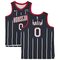 Jalen Green Navy Houston Rockets Autographed Nike 2021-22 Mixtape Swingman Jersey