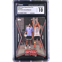 Kevin Durant & IShowSpeed 2025 Topps Speed Goes Pro #A2 CGC Authenticated 10 Card
