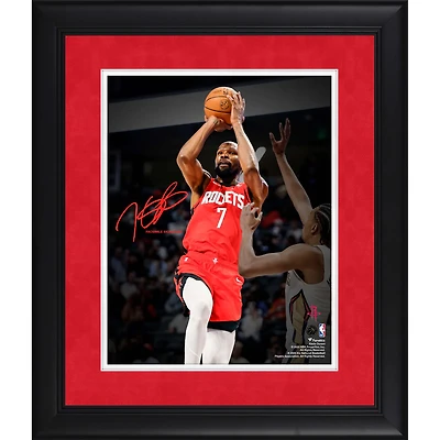Photo encadrée avec la signature fac-similé de Kevin Durant (Houston Rockets), format 11 x 14 pouces.