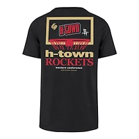 Men's '47  Black Houston Rockets City Edition Backboard T-Shirt