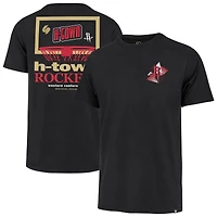 Men's '47  Black Houston Rockets City Edition Backboard T-Shirt
