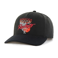 Casquette ajustable noire « 47 » des Houston Rockets, Nothing But Net Hitch, pour homme