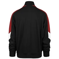 Men's '47  Black Houston Rockets Wordmark Shoot Out Full-Zip Track Jacket