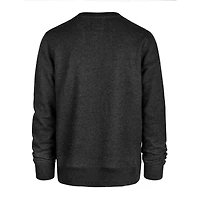 Men's '47 Heather Black Houston Rockets Tribeca Emerson Pullover Sweatshirt