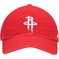 Casquette réglable '47 Red Houston Rockets Logo Clean Up pour homme