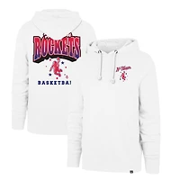 Men's '47 White Houston Rockets 2025/26 City Edition Jab Step Headline Hoodie