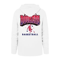 Men's '47 White Houston Rockets 2025/26 City Edition Jab Step Headline Hoodie