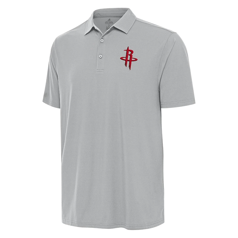 Polo gris Antigua Era des Houston Rockets pour homme