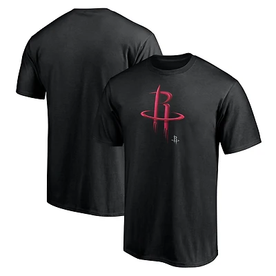 Men's  Black Houston Rockets Midnight Mascot T-Shirt