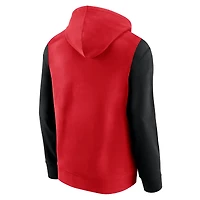 Sweat à capuche rouge Fanatics pour homme des Houston Rockets Scorer