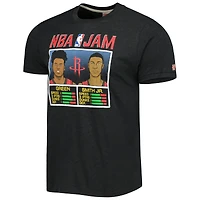 Men's Homage Jalen Green & Jabari Smith Jr. Charcoal Houston Rockets NBA Jam Tri-Blend T-Shirt