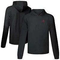 Men's Levelwear Black Houston Rockets Dimension R Pullover Hoodie