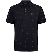 Men's Levelwear Black Houston Rockets Vision Polo