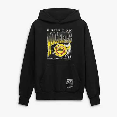 Men's Mitchell & Ness  Black Houston Rockets Ball Out Hoodie