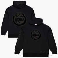 Men's Mitchell & Ness  Black Houston Rockets Phantom Fleece Hoodie