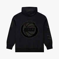 Men's Mitchell & Ness  Black Houston Rockets Phantom Fleece Hoodie