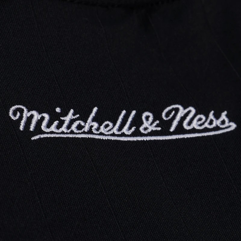 Polo noir Mitchell & Ness Houston Rockets pour homme