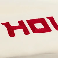 Sweat à capuche en polaire premium Mitchell & Ness crème Houston Rockets Hardwood Classics pour homme
