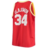 Men's Mitchell & Ness Hakeem Olajuwon Red Houston Rockets 1993/94 Big Tall Hardwood Classics Swingman Jersey