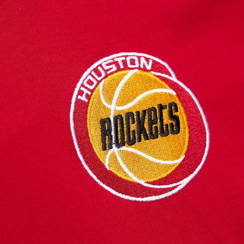 T-shirt surnom premium rouge Houston Rockets Mitchell & Ness Hakeem Olajuwon pour hommes