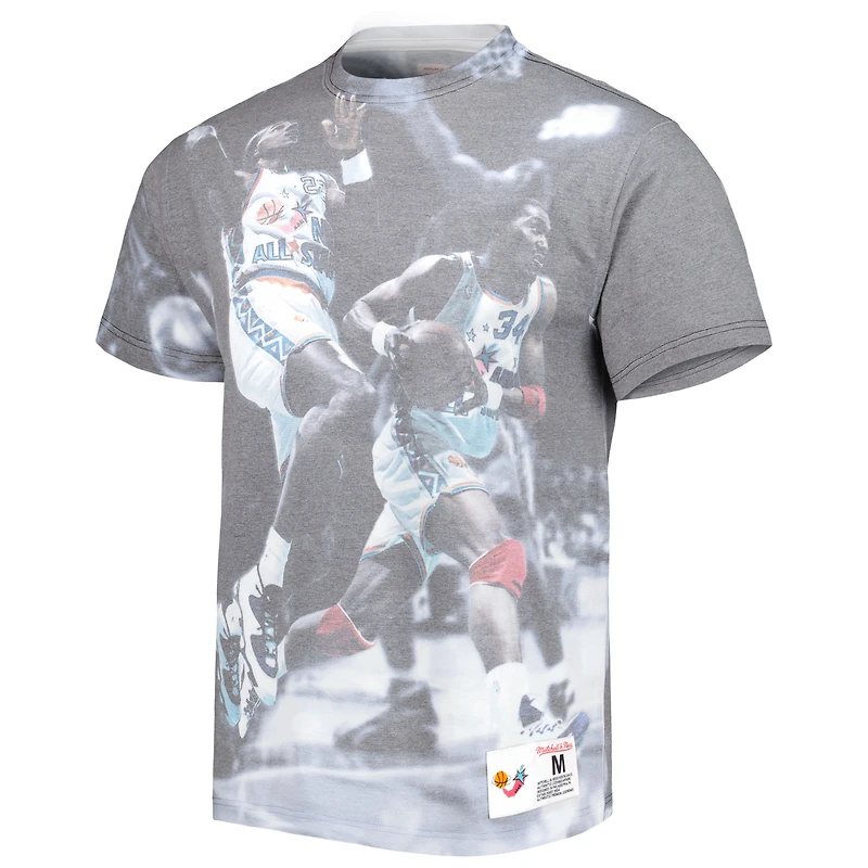 T-shirt graphique Mitchell & Ness Houston Rockets Above the Rim pour homme