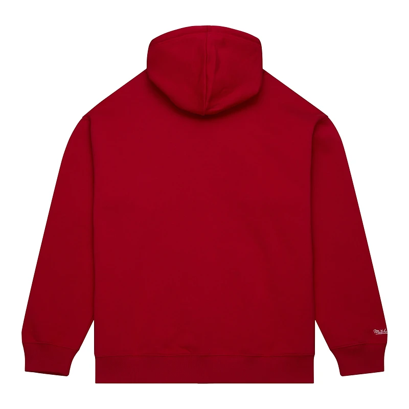 Sweat à capuche ton sur Mitchell & Ness rouge Houston Rockets Hardwood Classics pour homme