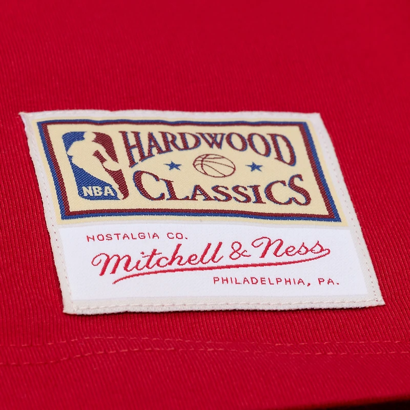 T-shirt Mitchell & Ness rouge pour homme, entraîneur-chef des Houston Rockets