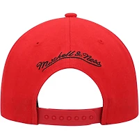 Men's Mitchell & Ness Red Houston Rockets Side Core 2.0 Snapback Hat