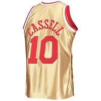 Maillot Swingman Mitchell & Ness Sam Cassell Gold Houston Rockets 75e anniversaire 1993/94 Hardwood Classics pour hommes