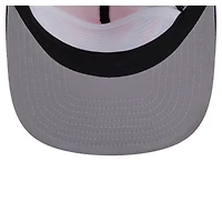 Casquette de golf à visière snapback noire/rouge Houston Rockets de New Era pour homme