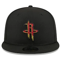 Men's New Era Black Houston Rockets 2026 NBA Draft Crystal 9FIFTY Snapback Hat