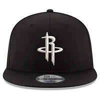 Men's New Era Black Houston Rockets 9FIFTY Snapback Hat