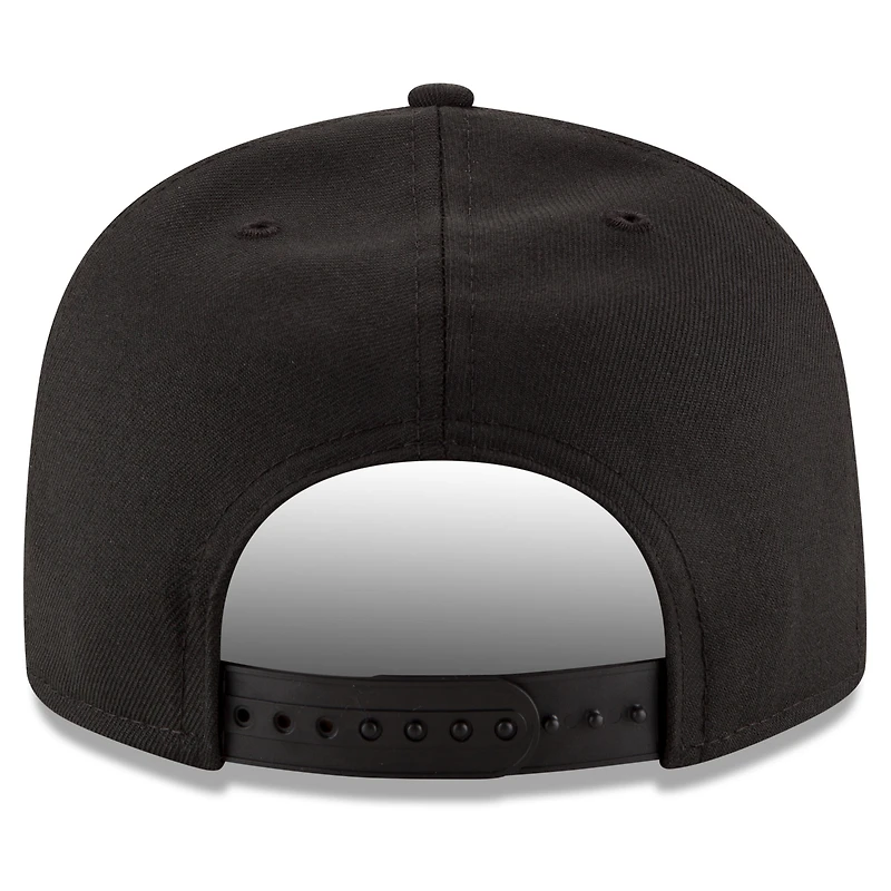 Men's New Era Black Houston Rockets 9FIFTY Snapback Hat