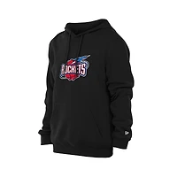 Men's New Era  Black Houston Rockets Front Back Logo Hoodie
