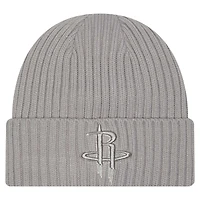 Men's New Era Gray Houston Rockets Color Pack Cuffed Knit Hat