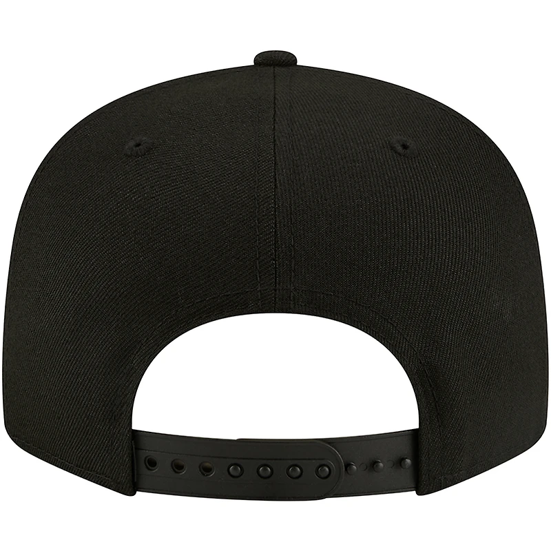 Casquette Snapback 9FIFTY Houston Rockets New Era pour homme, noir sur noir
