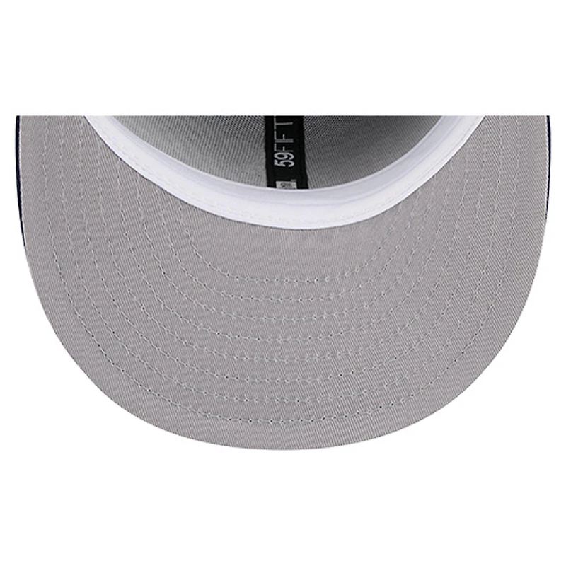 Men's New Era  Navy Houston Rockets Core Logo 59FIFTY Fitted Hat