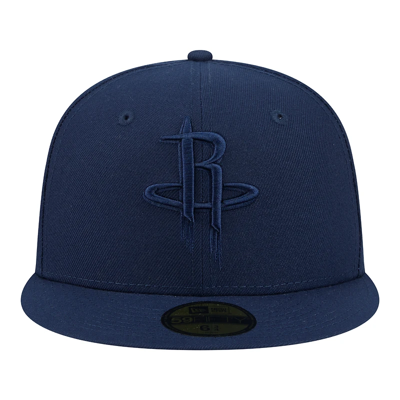 Casquette ajustée New Era 59FIFTY pour homme, coloris bleu marine Houston Rockets