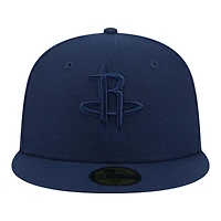 Casquette ajustée New Era 59FIFTY pour homme, coloris bleu marine Houston Rockets