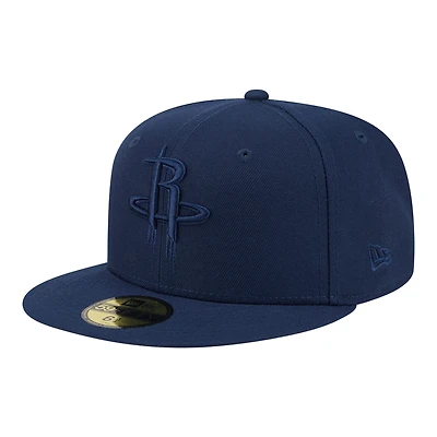 Casquette ajustée New Era 59FIFTY pour homme, coloris bleu marine Houston Rockets
