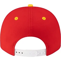 Men's New Era  Red/Gold Houston Rockets 80s Throwback A-Frame 9FIFTY Snapback Hat