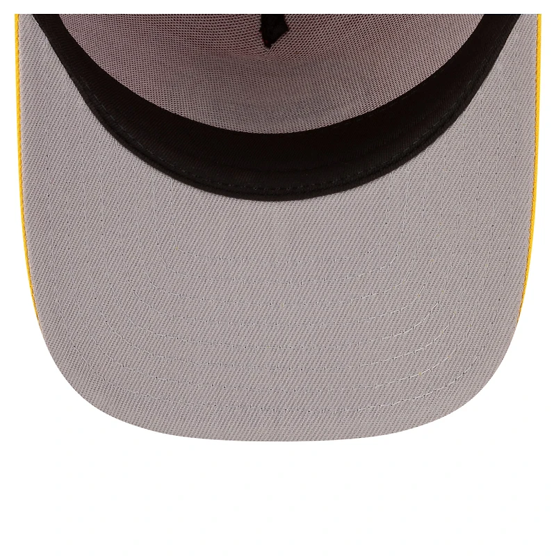 Casquette snapback New Era rouge et or Houston Rockets années 80, style rétro, modèle 9FIFTY
