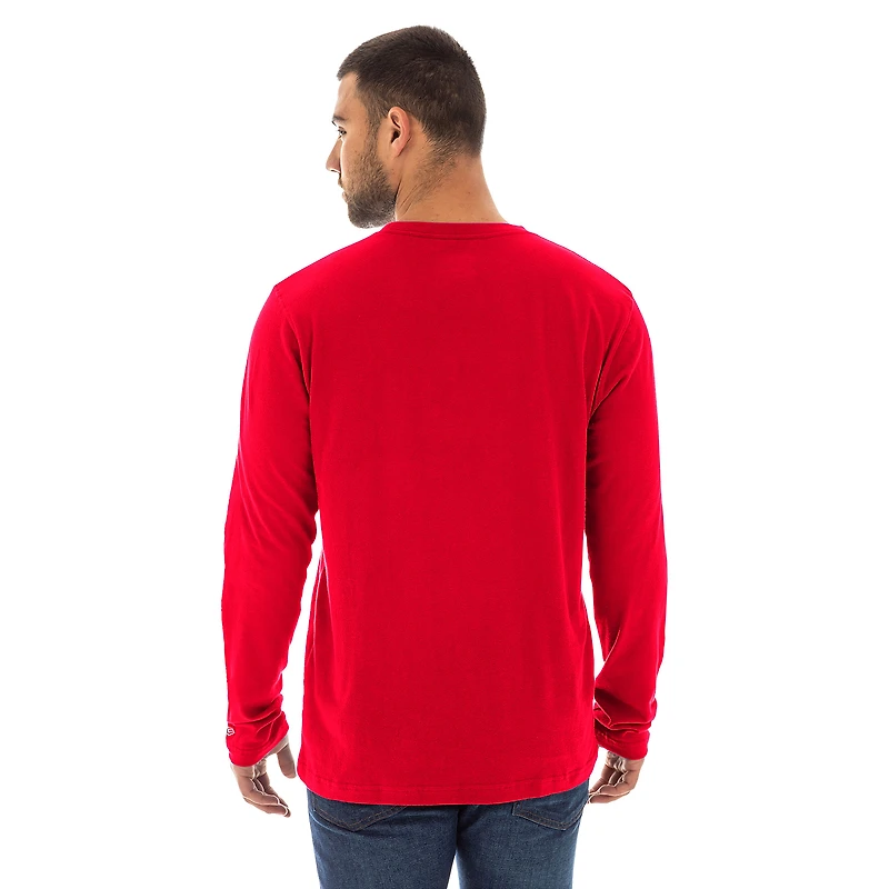 Men's New Era  Red Houston Rockets 2024/25 City Edition Long Sleeve T-Shirt