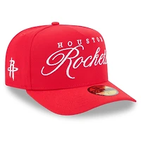 Casquette ajustée New Era 59FIFTY rouge Houston Rockets 2025 NBA Draft pour homme