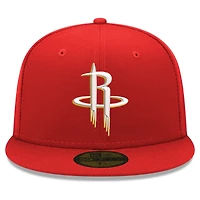 Men's New Era Red Houston Rockets 59FIFTY Fitted Hat