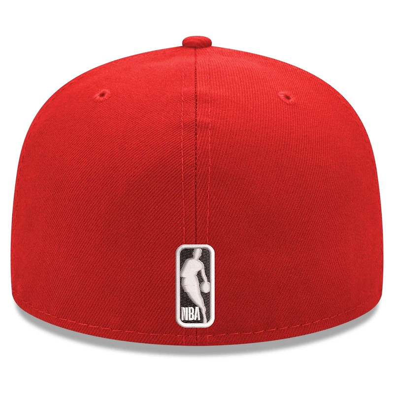 Men's New Era Red Houston Rockets 59FIFTY Fitted Hat